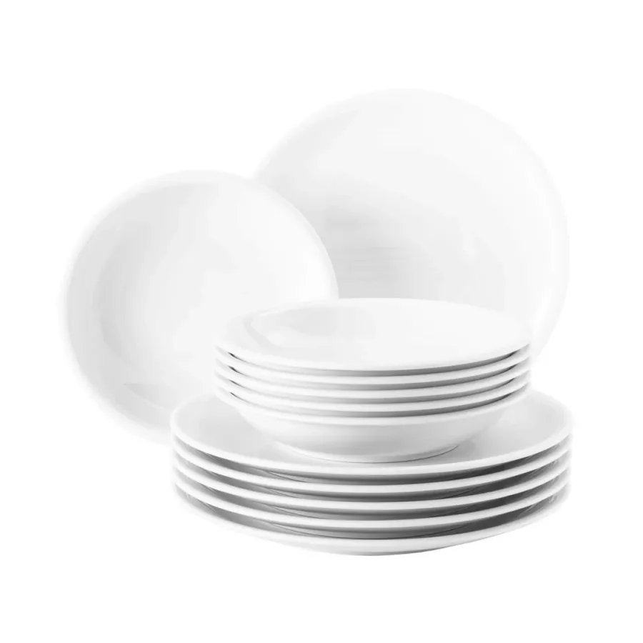 obrazek 1 12-elementowa zastawa stołowa obiadowa z porcelany z Niemiec - Seltmann Weiden