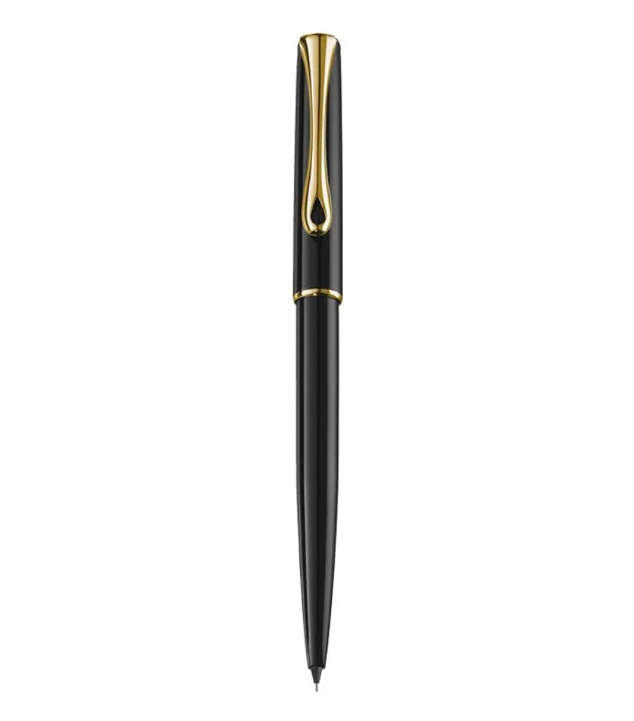 obrazek 1 Urokliwy ołówek mechaniczny Travaller czarny/złoty, 0,5mm