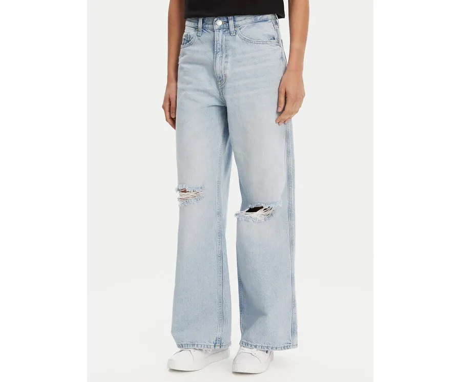 obrazek 1 Tommy Jeans Jeansy Claire DW0DW21281 Niebieski Wide Leg