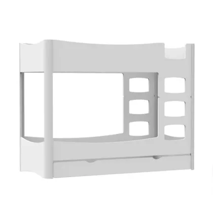 Zdjęcie Piętrowe, białe łóżko FUSION - Mathy by Bols