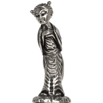 Picture A letter opener with a figurine of a Japanese girl