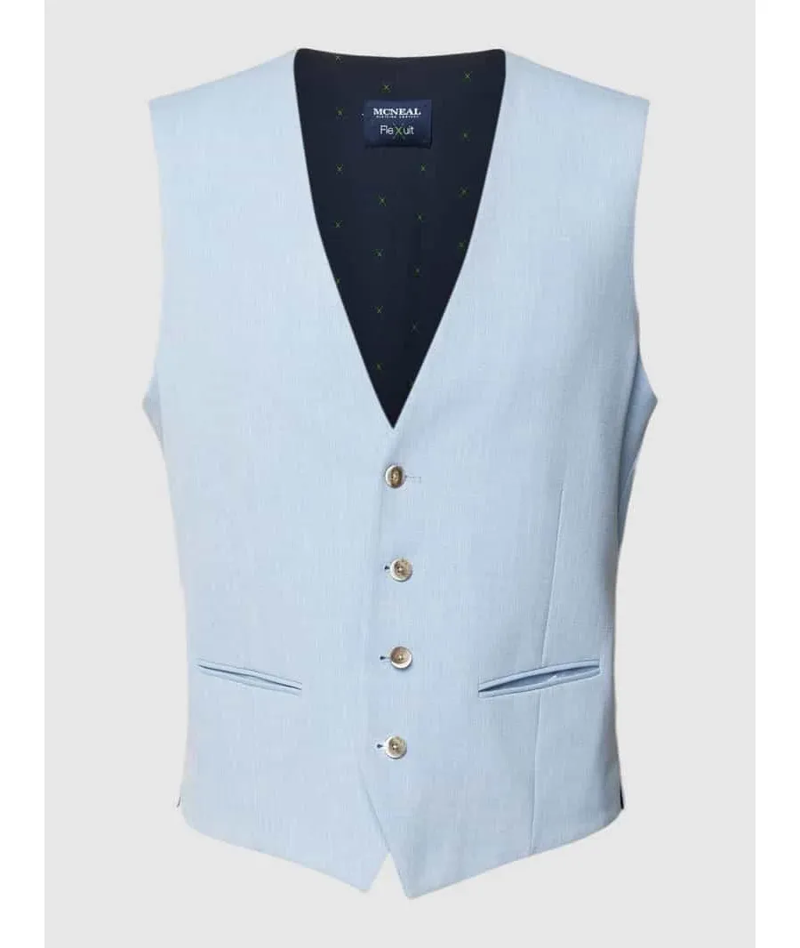 obrazek 1 Kamizelka o kroju slim fit ze wzorem na całej powierzchni