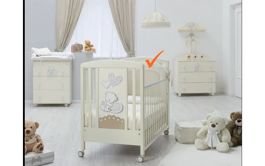 obrazek 1 Wyjątkowe włoskie łóżeczko niemowlęce - Italbaby