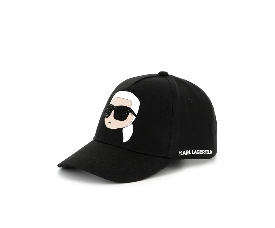obrazek 1 KARL LAGERFELD Czapka z daszkiem Z30387 Czarny