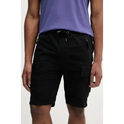 Zdjęcie Alpha Industries szorty bawełniane Ripstop Jogger kolor czarny 106250.03-CZARNY