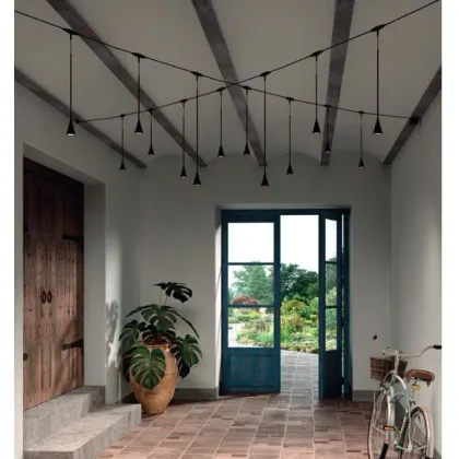 Zdjęcie Osobliwe oświetlenie do domu - lampa wisząca Skybell