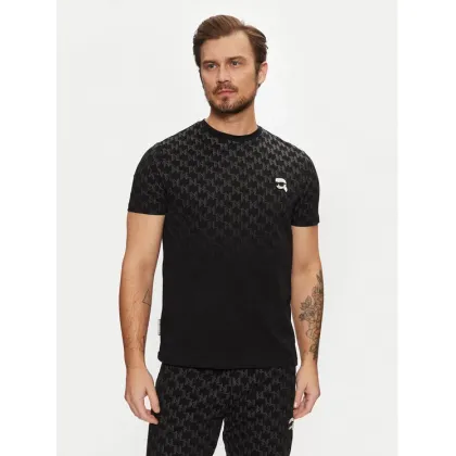 Zdjęcie KARL LAGERFELD T-Shirt 755099 551251 Czarny Regular Fit