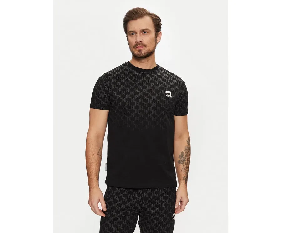 obrazek 1 KARL LAGERFELD T-Shirt 755099 551251 Czarny Regular Fit