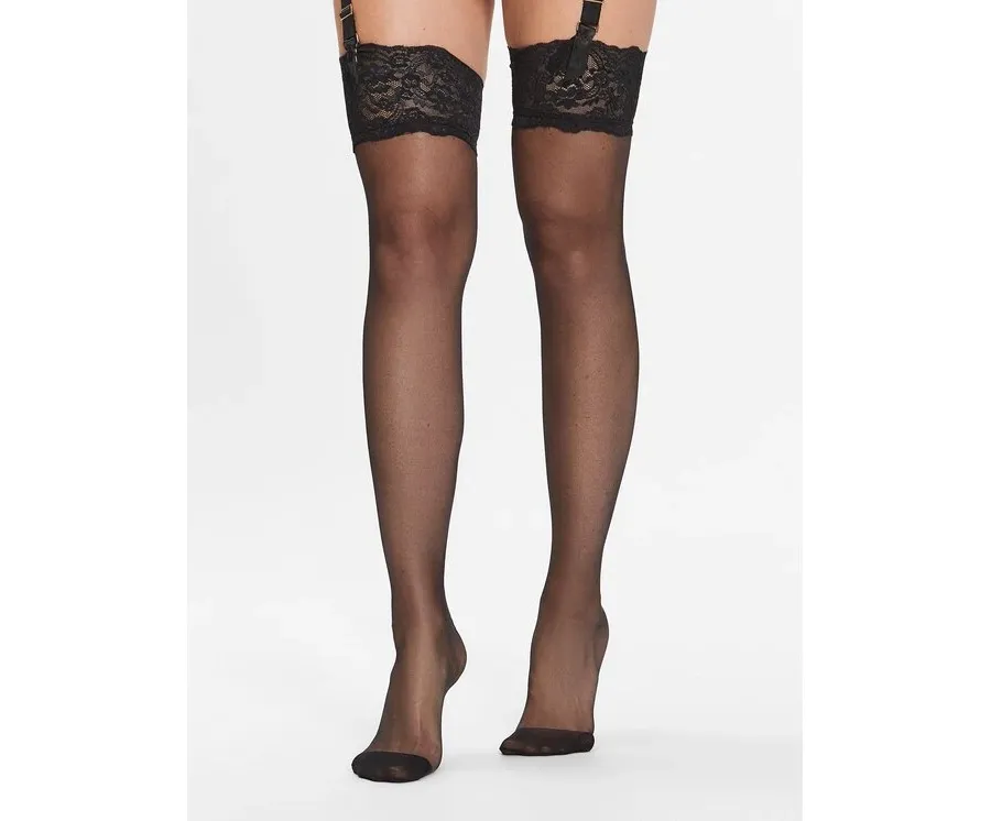 obrazek 1 Bluebella Pończochy Hold Ups 41458-BK Czarny