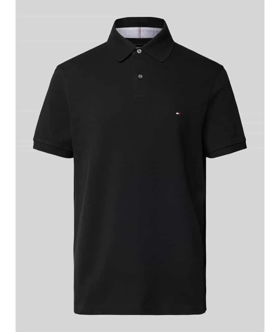 obrazek 1 Tommy Hilfiger Polo 1985 MW0MW17770 Czarny Regular Fit