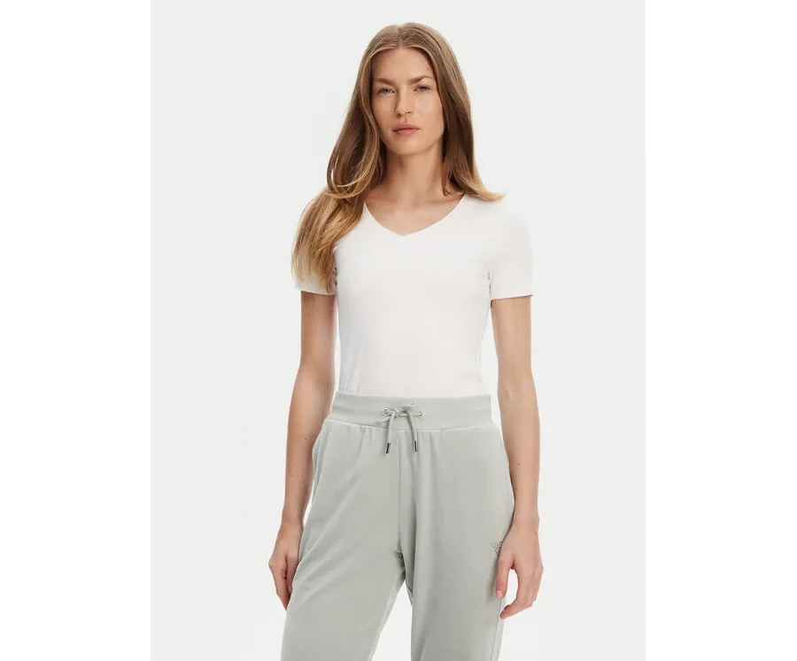 obrazek 1 Guess T-Shirt O5RI02 KBBU1 Biały Regular Fit