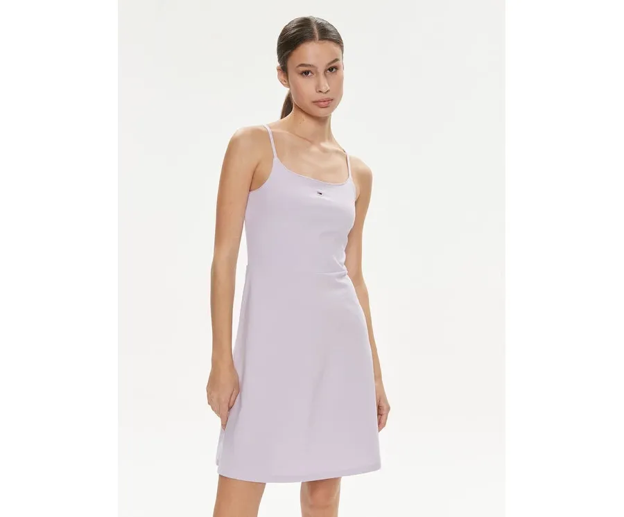 obrazek 1 Tommy Jeans Sukienka letnia Essential DW0DW17988 Fioletowy Slim Fit