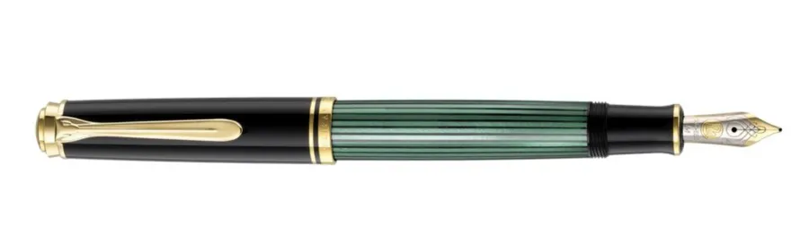 obrazek 2 Solidnie wykonane pióro wieczne Pelikan Souverän 600 Black Green