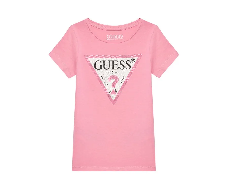 obrazek 1 Guess T-Shirt J2YI51 K6YW1 Różowy Regular Fit