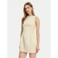 Zdjęcie Elisabetta Franchi Sukienka koktajlowa AB-772-51E2-DC7 Żółty Slim Fit