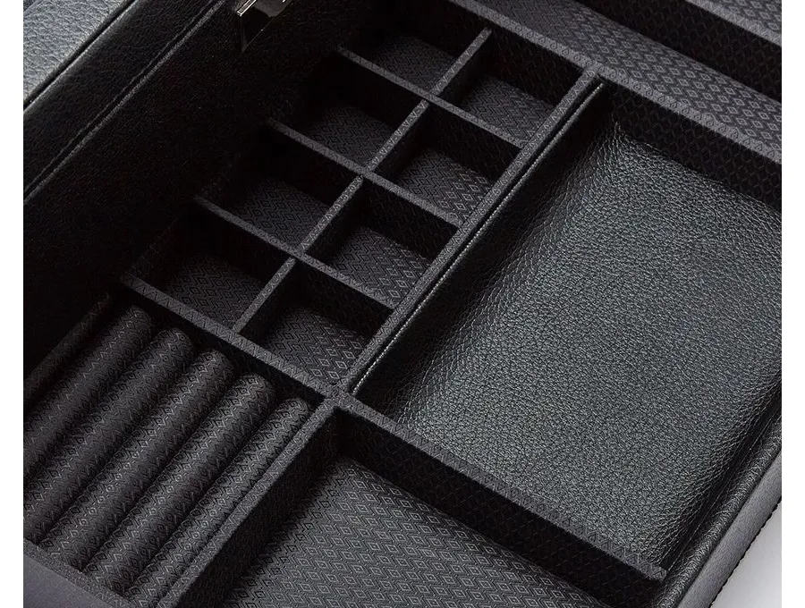 obrazek 8 Fantastyczne drewniane etui Roadster Black na zegarki i biżuterię