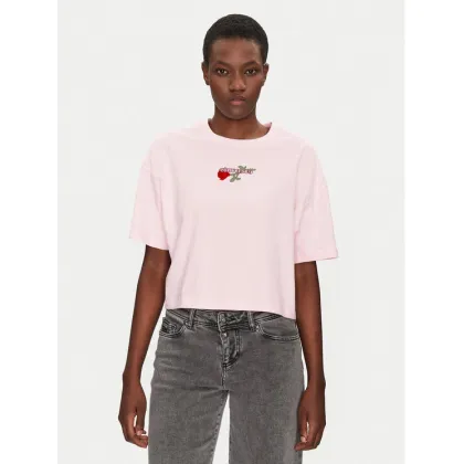 Zdjęcie Converse T-Shirt Thorned 10028306-A03 Różowy Oversize