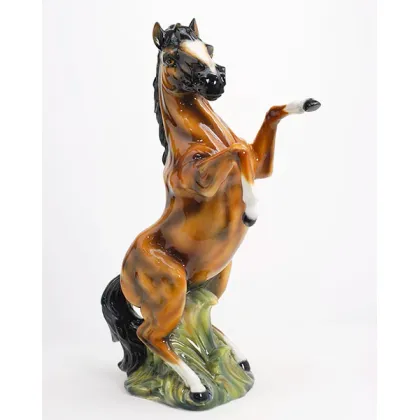 Picture A tasteful horse made of ceramics