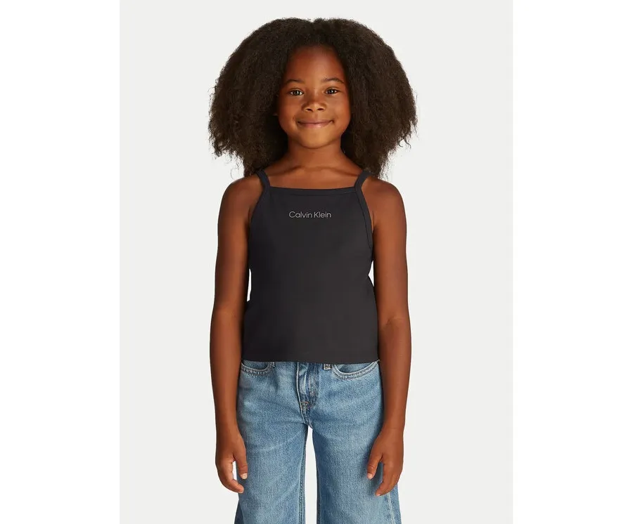 obrazek 1 Calvin Klein Jeans Top Punto IG0IG02868 Czarny Slim Fit