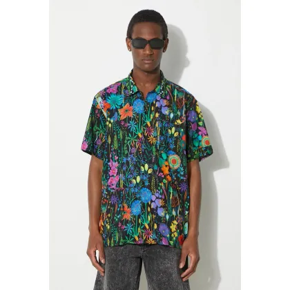 Zdjęcie Engineered Garments koszula bawełniana Camp Shirt męska relaxed z kołnierzykiem klasycznym OR018.WF092