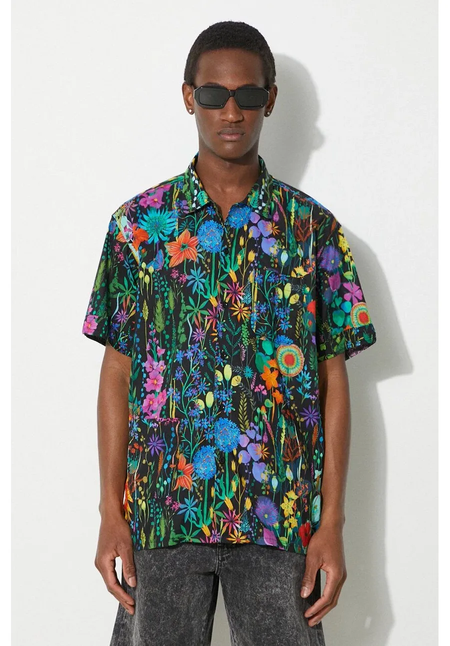 obrazek 1 Engineered Garments koszula bawełniana Camp Shirt męska relaxed z kołnierzykiem klasycznym OR018.WF092
