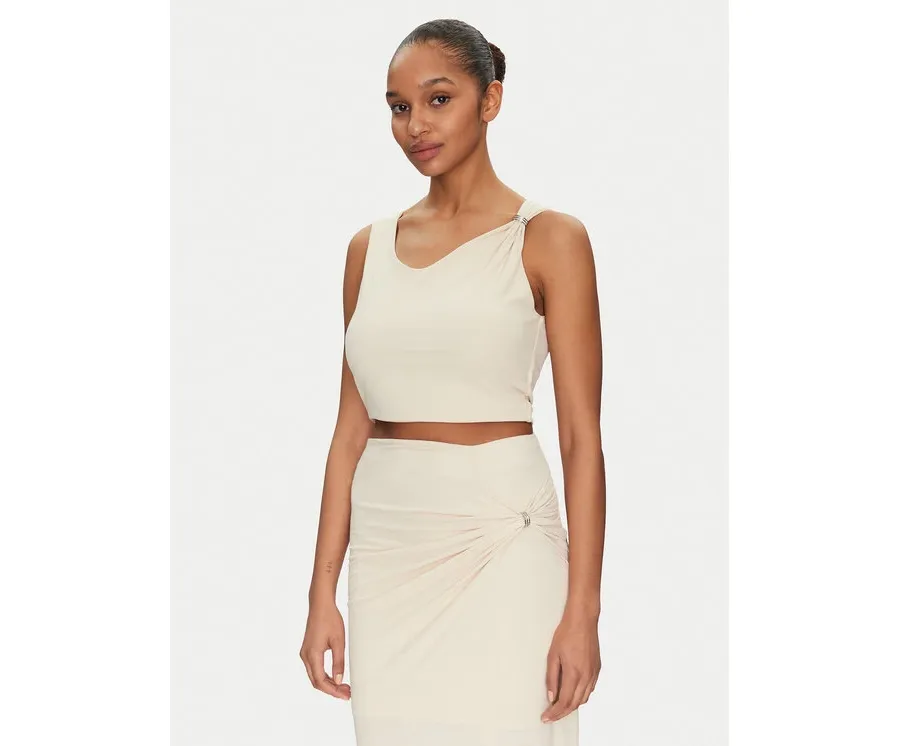 obrazek 1 Guess Top W5GP22 KAQL2 Beżowy Regular Fit