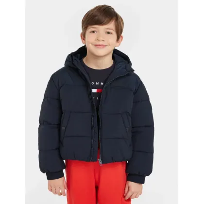 Zdjęcie Tommy Hilfiger Kurtka zimowa New York KG0KG07551 Granatowy Relaxed Fit