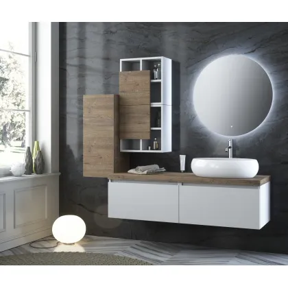 Zdjęcie Nowoczesne zestawienie mebli do łazienki - Proteo Arredo Bagno