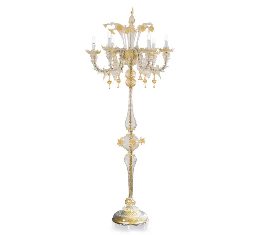 obrazek 2 Lampa podłogowa PV14/6 z ręcznie dmuchanego szkła