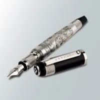 Picture Tibaldi silver fountain pen for Bentely at Brooklands Limited Collection