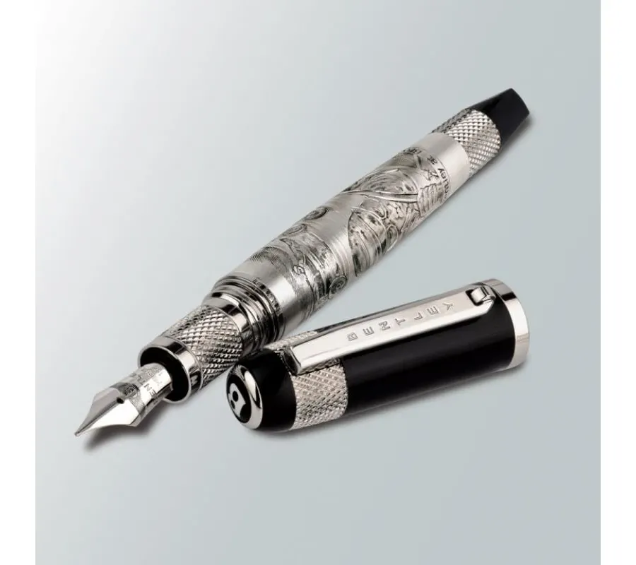 picture 1 Silver Fountain Pen Tibaldi for Bentley at Brooklands Limited Edition