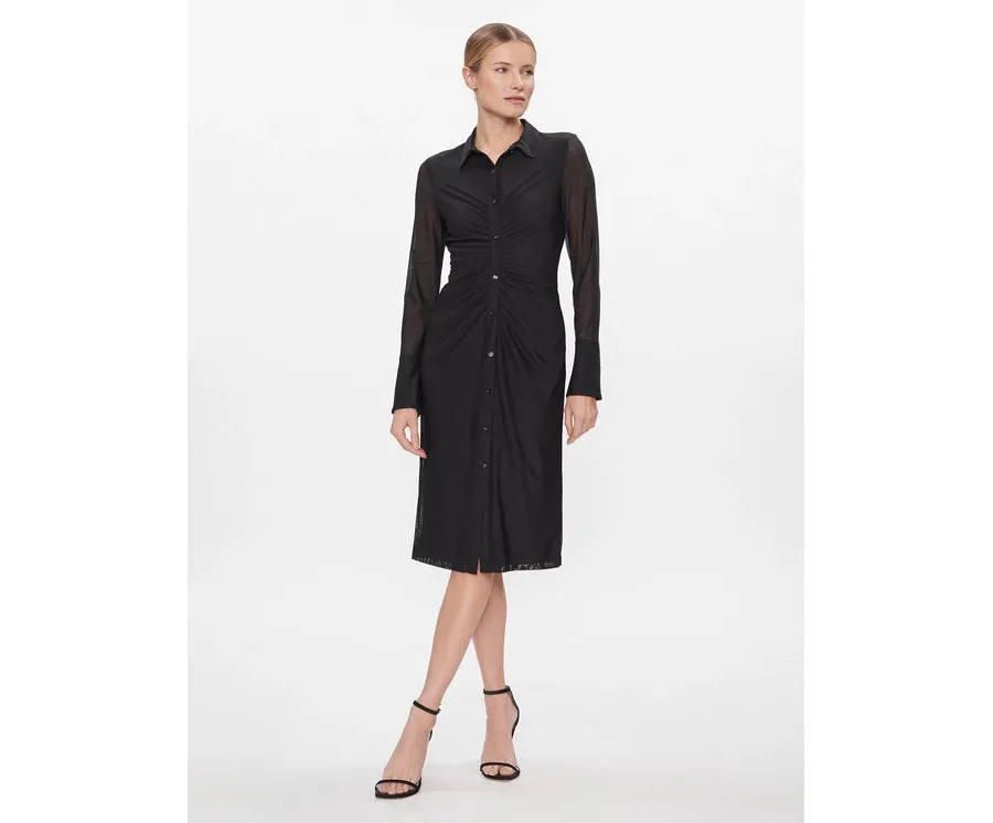 obrazek 1 DKNY Sukienka codzienna DD3KP370 Czarny Slim Fit