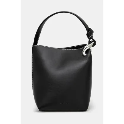 Zdjęcie JW Anderson torebka The Jwa Corner Bucket kolor czarny HB0685.LA0232.999