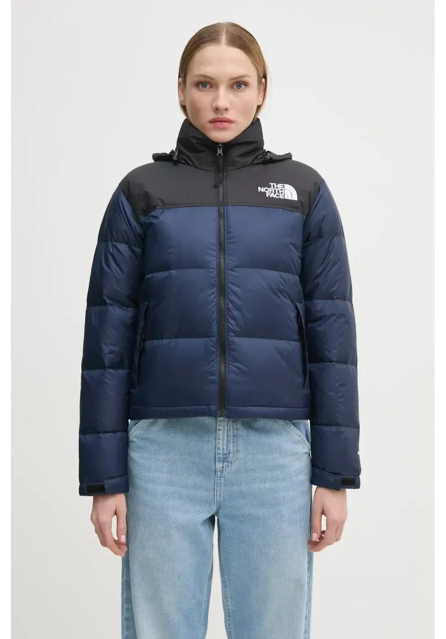obrazek 1 The North Face kurtka puchowa damska kolor granatowy zimowa