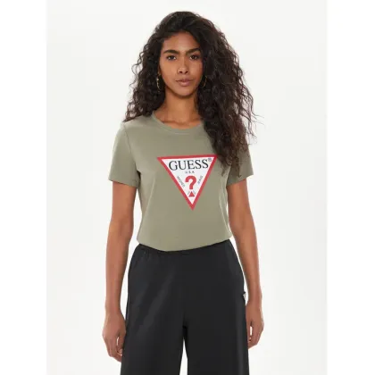 Zdjęcie Guess T-Shirt W1YI1B I3Z14 Zielony Regular Fit