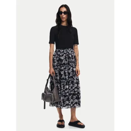 Zdjęcie Desigual Sukienka codzienna Indianapolis 24WWVW54 Czarny Regular Fit
