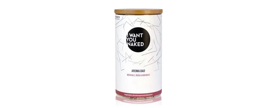 obrazek 1 I WANT YOU NAKED Meersalz, Rose & Hibiskus Dodatek do kąpieli 620 g