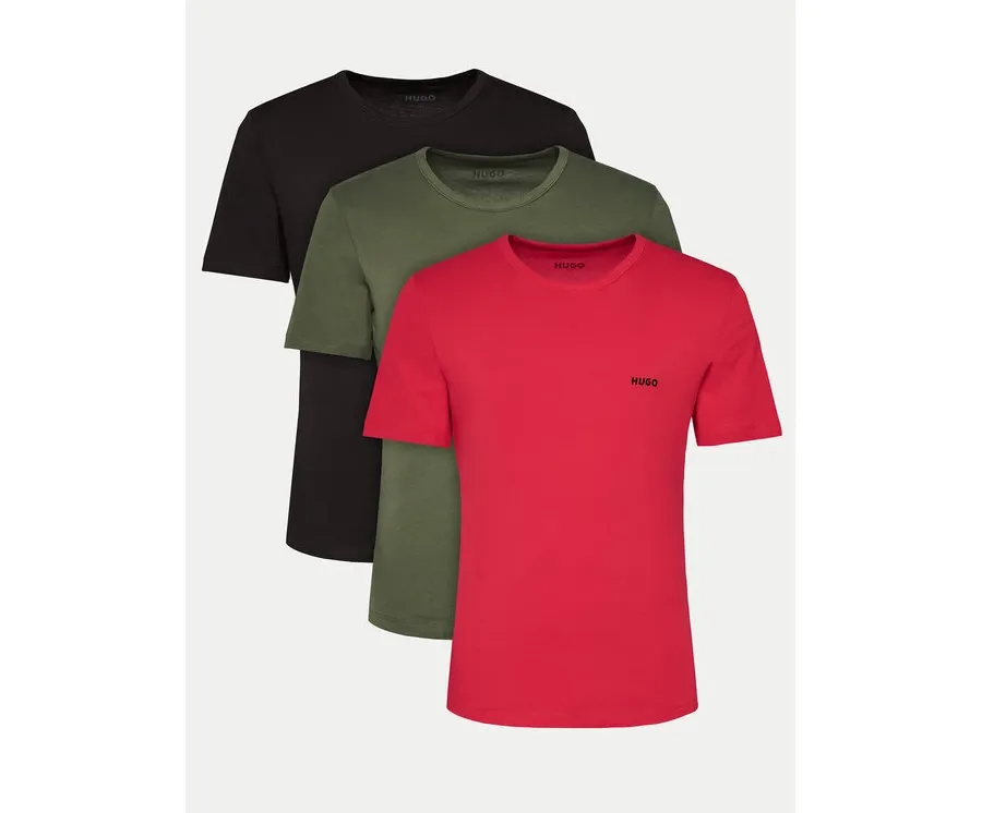 obrazek 1 Hugo Komplet 3 t-shirtów 50480088 Kolorowy Regular Fit HUGO
