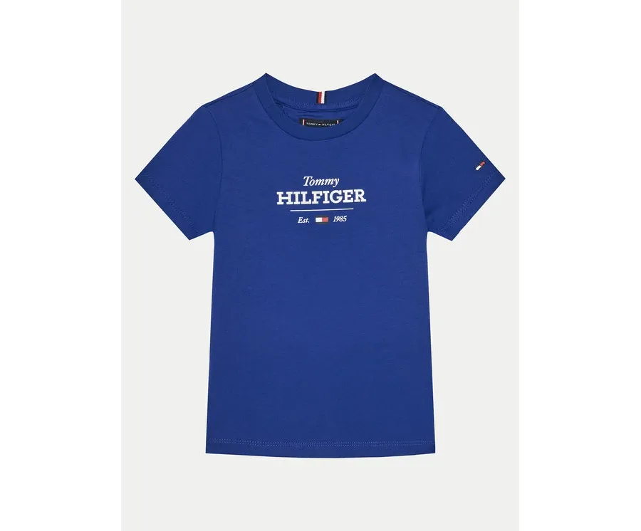 obrazek 1 Tommy Hilfiger T-Shirt KB0KB09356 S Niebieski Regular Fit