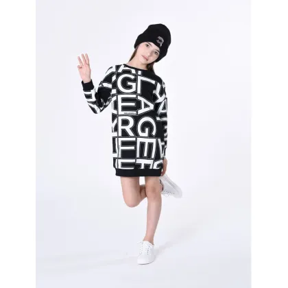 Zdjęcie Karl Lagerfeld Kids Sukienka dzianinowa Z12253 S Czarny Regular Fit