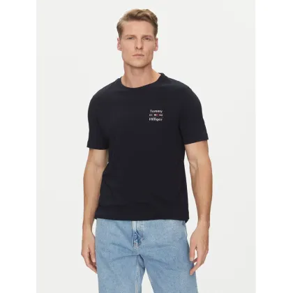 Zdjęcie Tommy Hilfiger T-Shirt Stack MW0MW38622 Granatowy Regular Fit