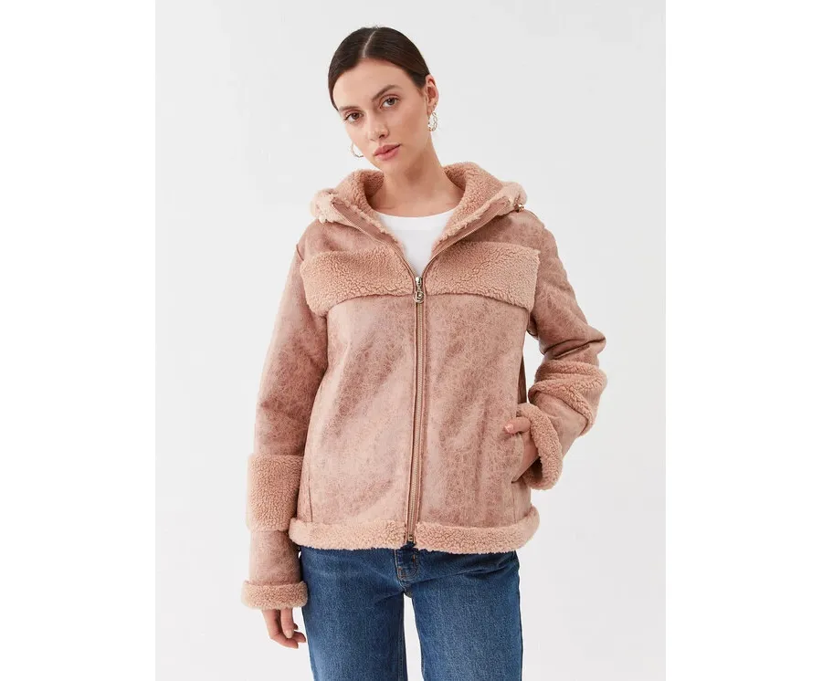 obrazek 1 Liu Jo Sport Kożuch TF3020 E0847 Różowy Regular Fit