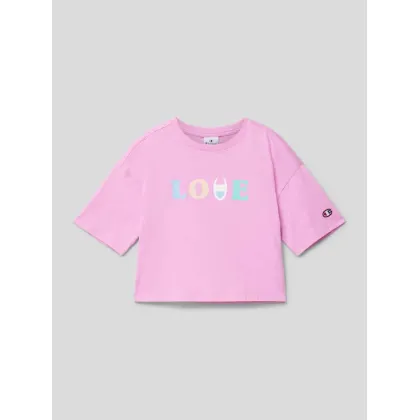 Zdjęcie T-shirt krótki z nadrukiem z napisem