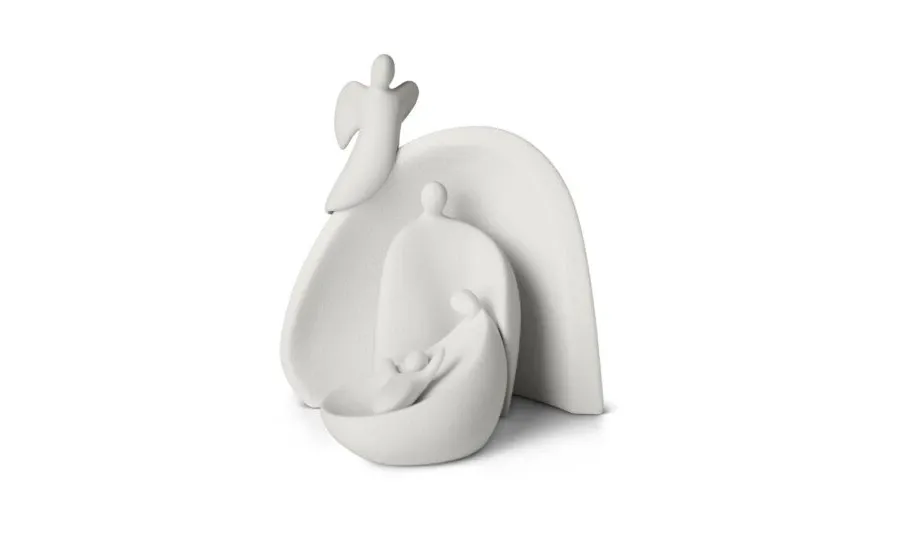 obrazek 2 Dekoracyjna figurka ceramiczna - szopka betlejemska