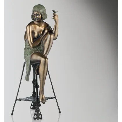 Picture Stylish bronze sculpture of odalisques - Fonderia Artistica Ruocco