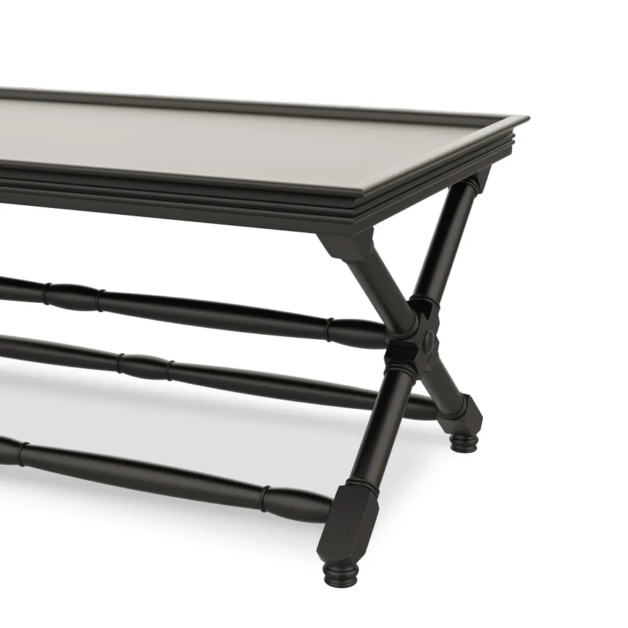 obrazek 3 Prostokątny drewniany stolik kawowy H.51xL.120xP.70 cm