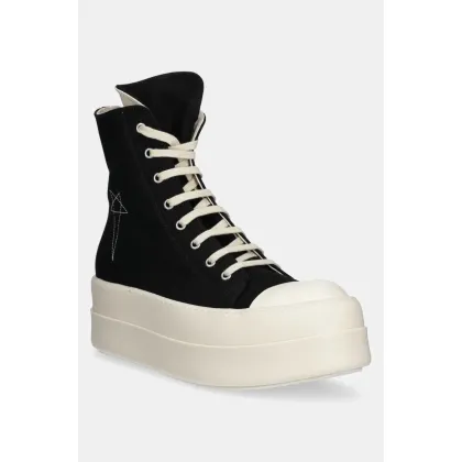 Zdjęcie Rick Owens trampki Double Bumper Sneaks kolor czarny DU01E3831.DOEM9