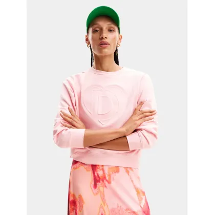 Zdjęcie Desigual Bluza Travis 24SWSK30 Różowy Regular Fit