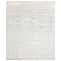Picture Stylish white-gray cut carpet - SHANGRI LA ROCOCO 7030