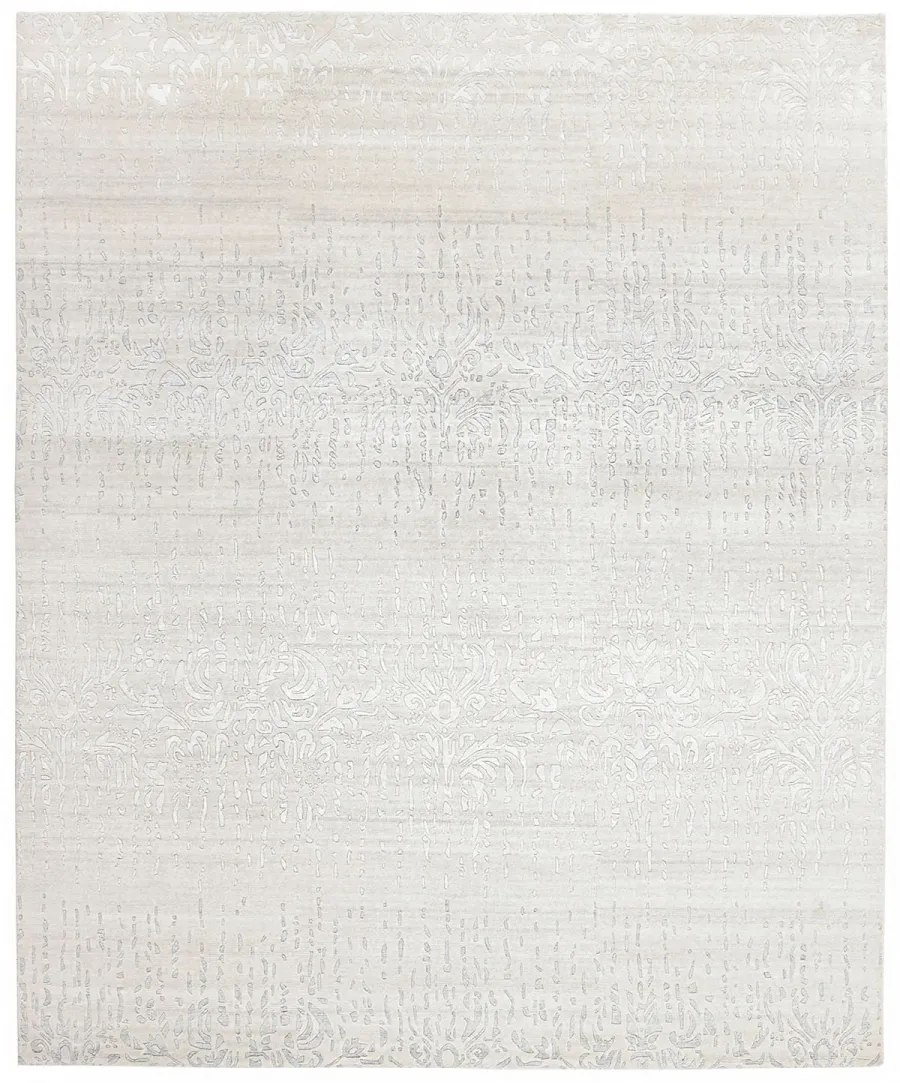 picture 1 Stylish white-gray cut carpet - SHANGRI LA ROCOCO 7030